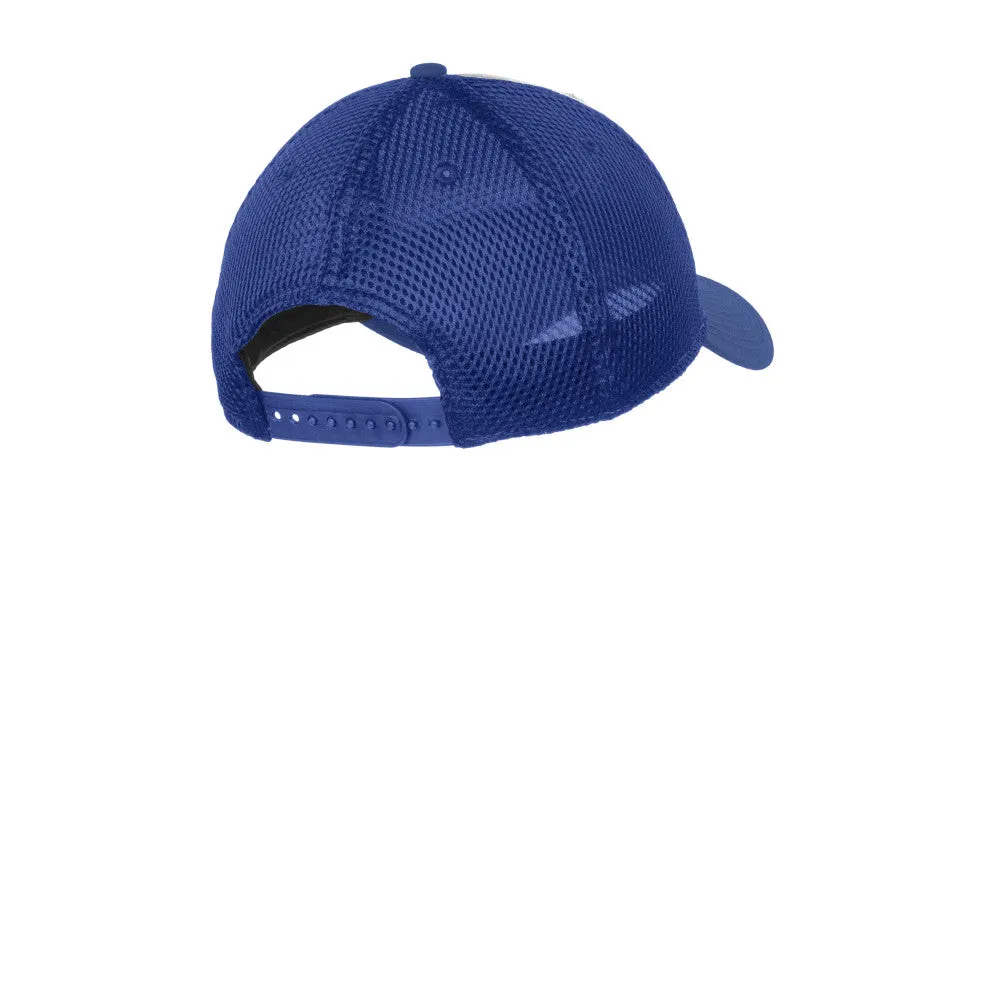 Snapback Contrast Front Mesh Cap
