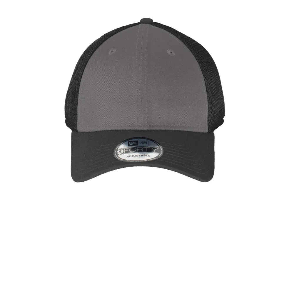 Snapback Contrast Front Mesh Cap