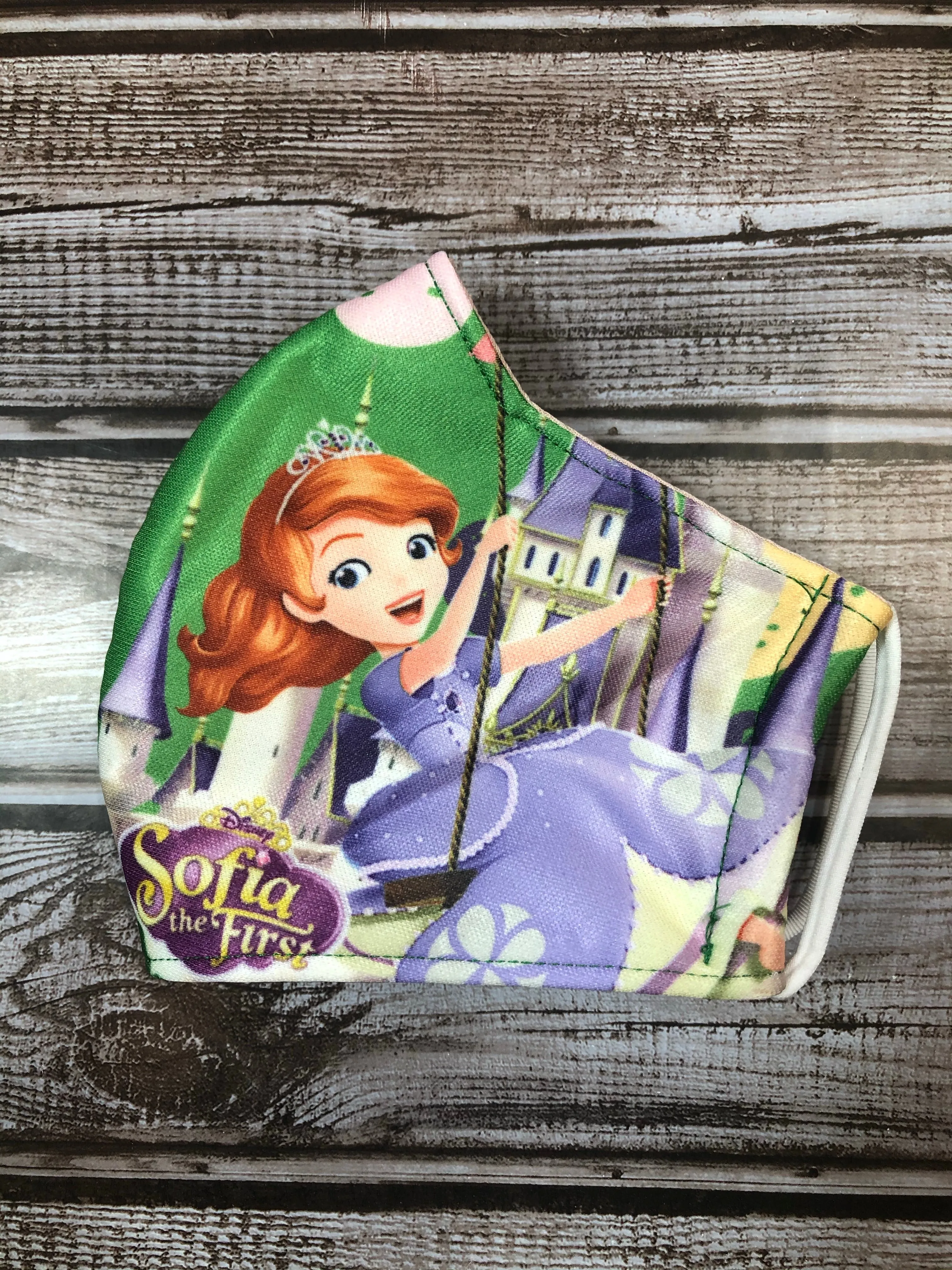 Sofia the first face masks for girls teen and small adult