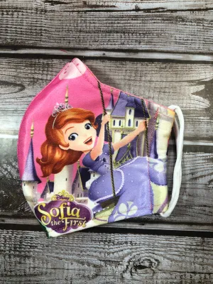 Sofia the first face masks for girls teen and small adult