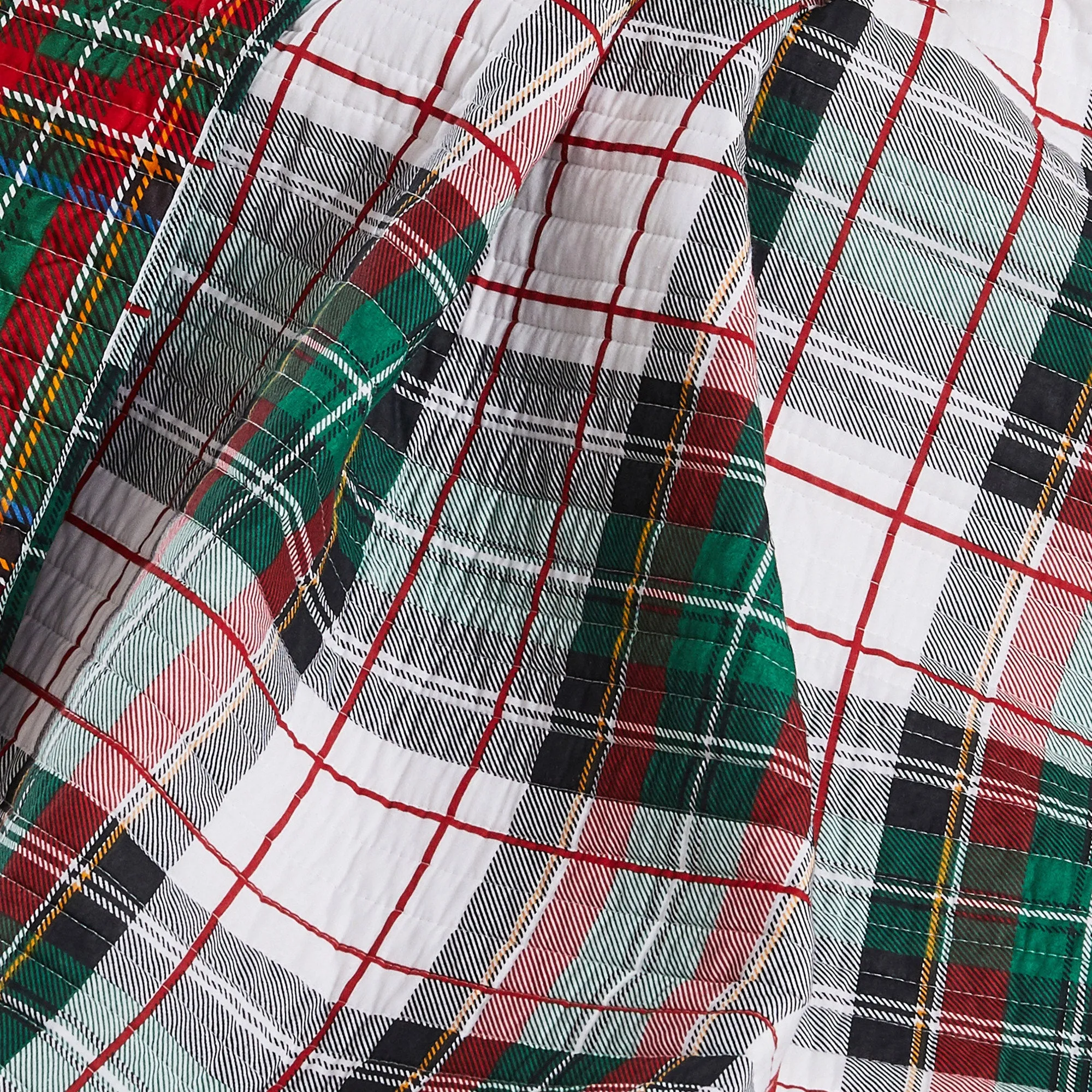 Spencer Plaid Quilted Throw