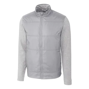 Stealth Hybrid Quilted Mens Full Zip Windbreaker Jacket