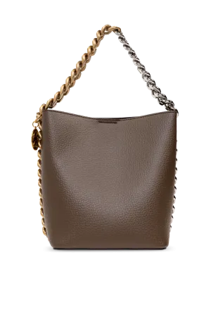 Stella McCartney ‘Frayme’ bucket-style shoulder bag in BROWN - UNI