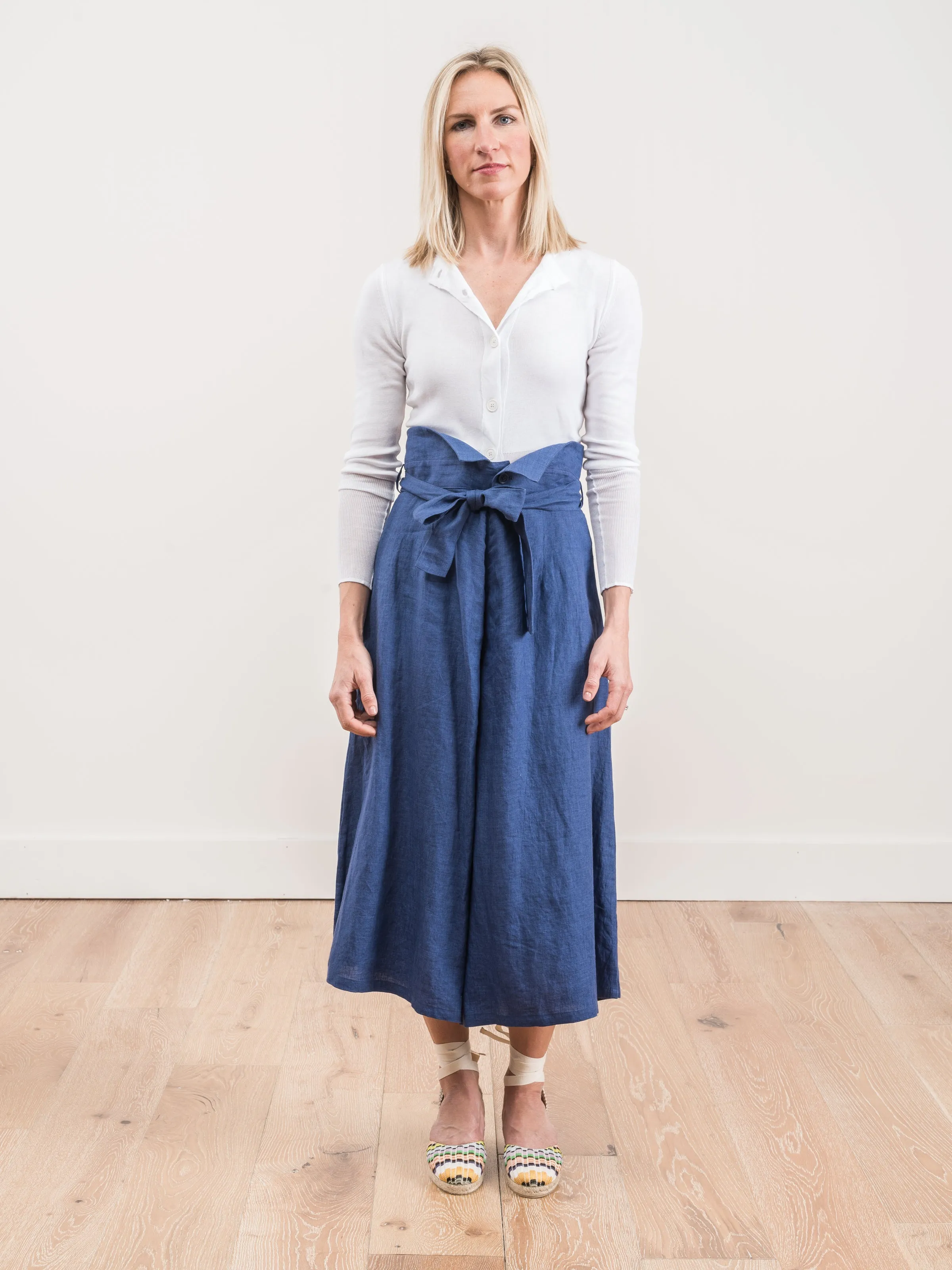 summer culotte - indigo