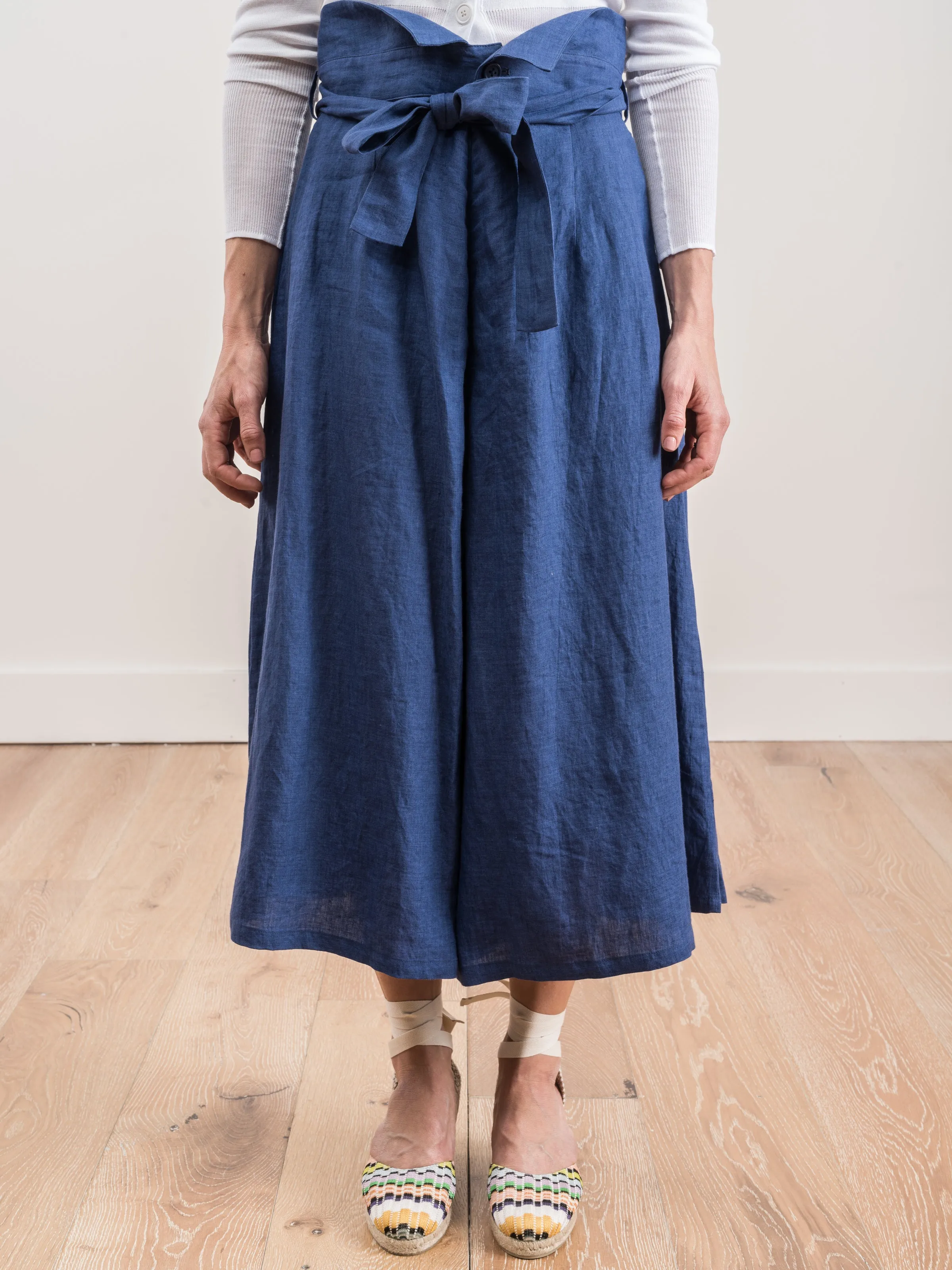 summer culotte - indigo