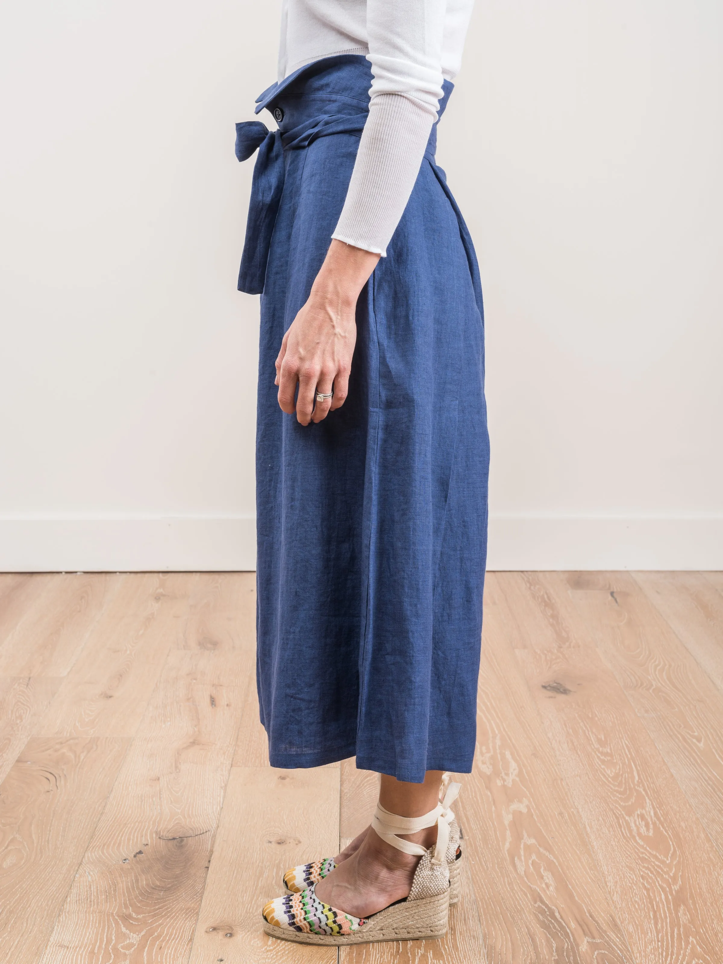summer culotte - indigo