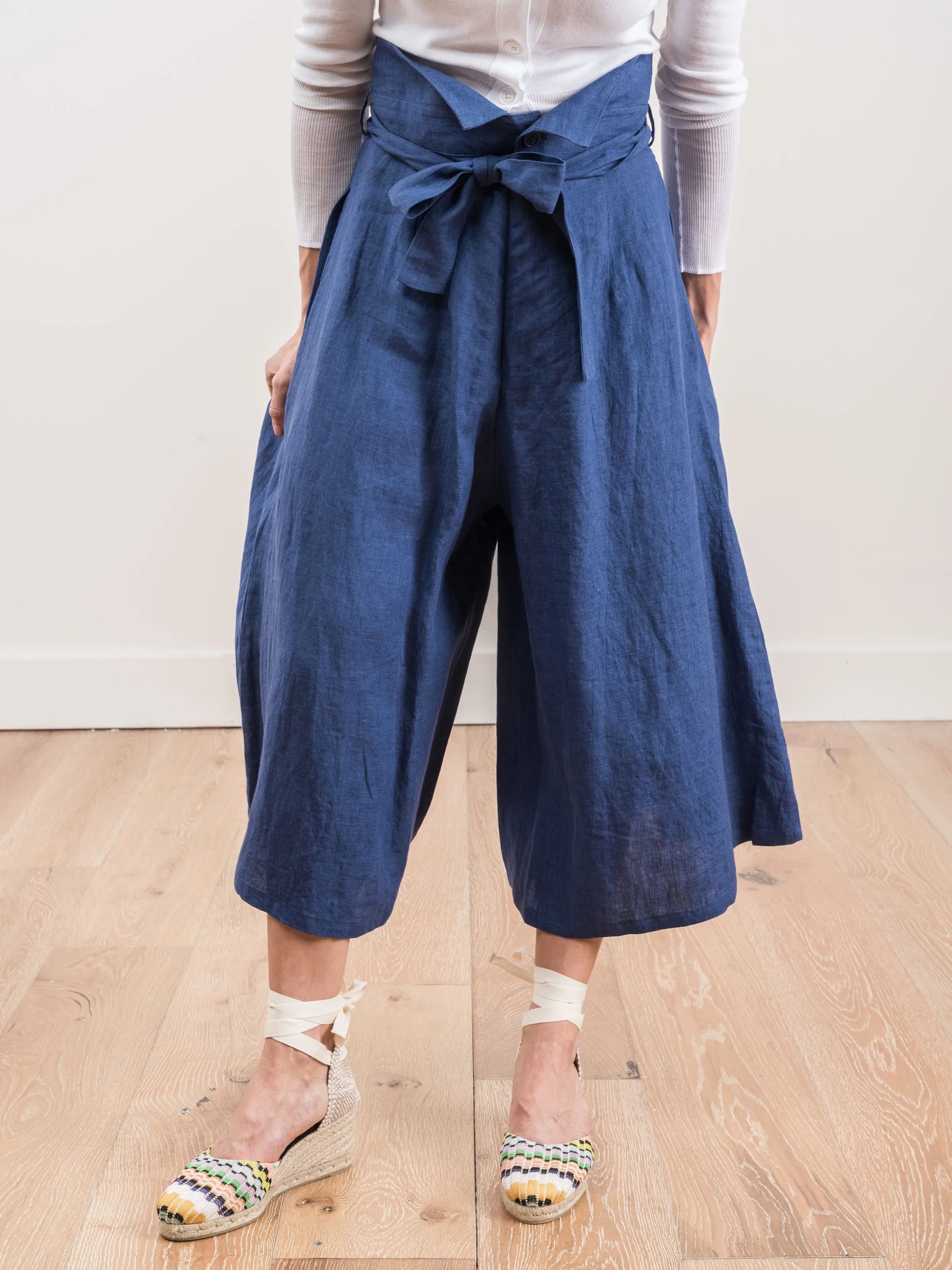 summer culotte - indigo