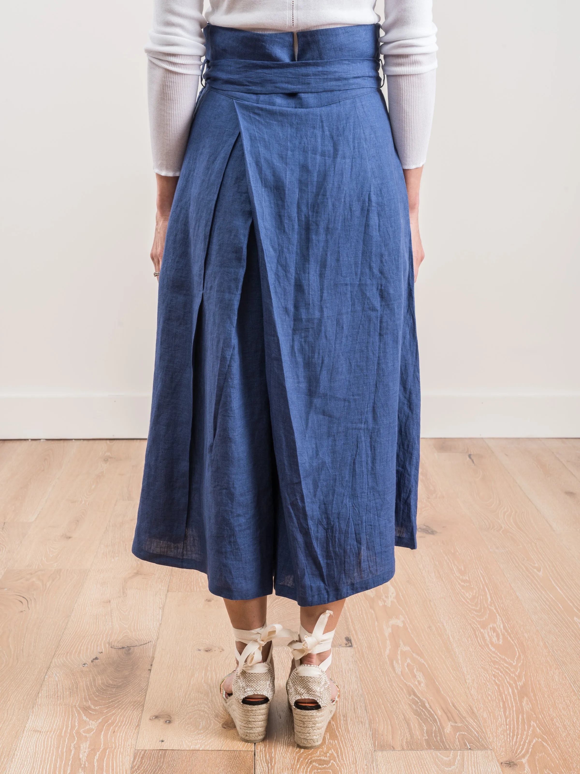 summer culotte - indigo
