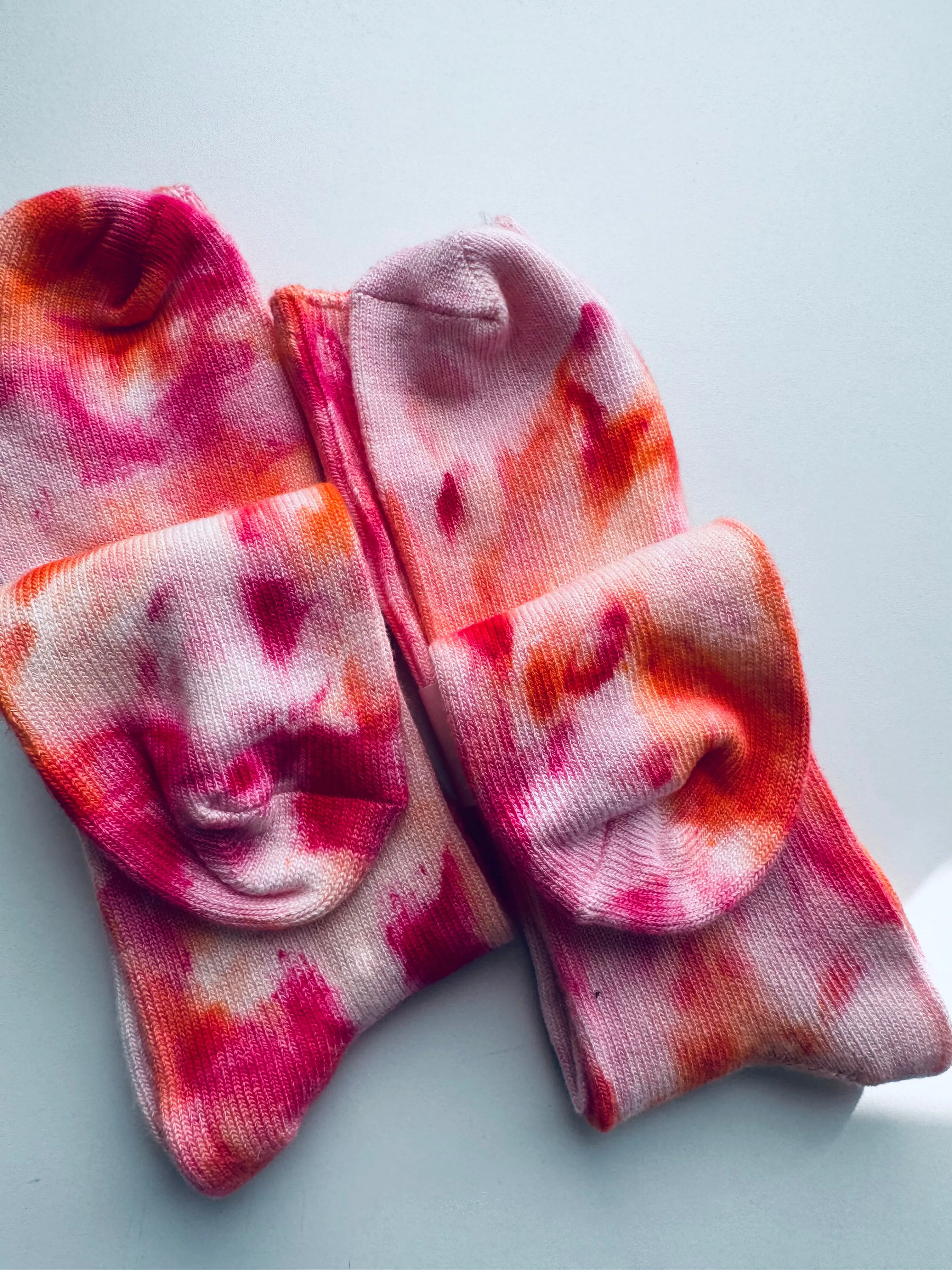 Summer Pop Bamboo Ice Dye Socks Adult One Size