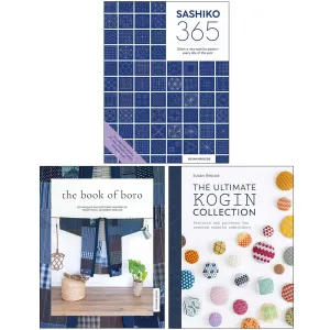 Susan Briscoe Collection 3 Books Set (Sashiko 365, The Book)