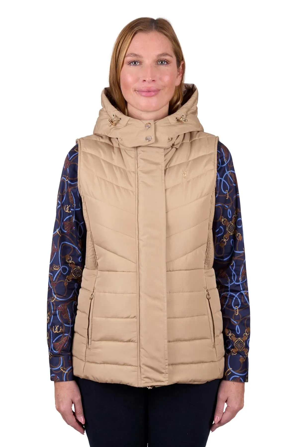 T5W2620056 Thomas Cook Women's Mayfield Vest Tan