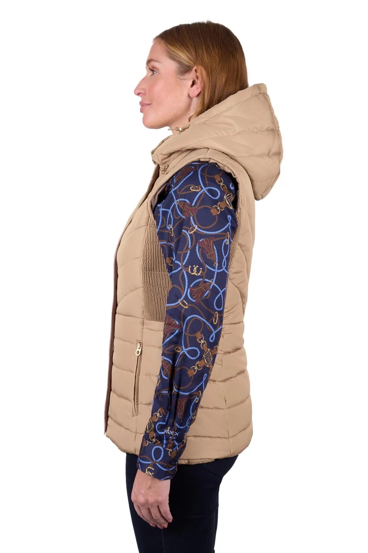 T5W2620056 Thomas Cook Women's Mayfield Vest Tan
