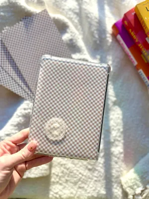 Tan Checkered Kindle Insert