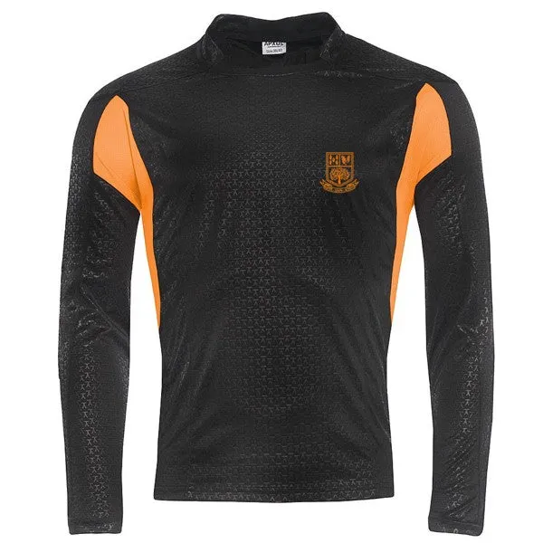 Tarporley High Rugby Shirt Black / Gold