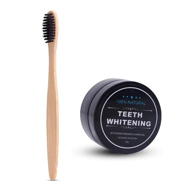 Teeth Whitening Bamboo Charcoal Toothbrush