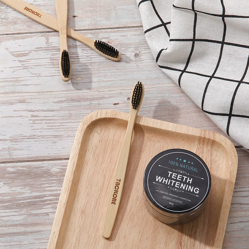 Teeth Whitening Bamboo Charcoal Toothbrush