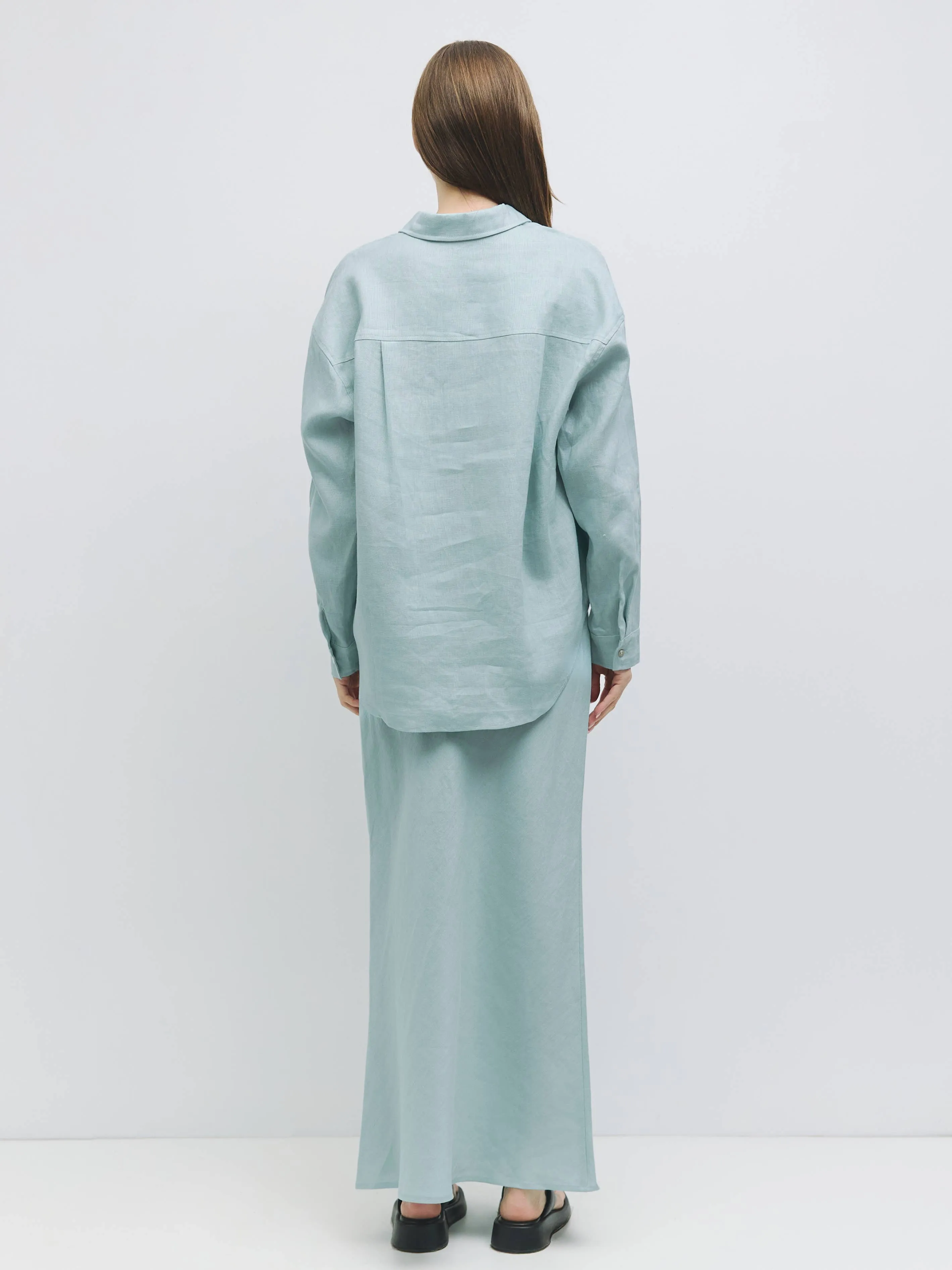 The Andie Skirt | Linen Maxi Skirt
