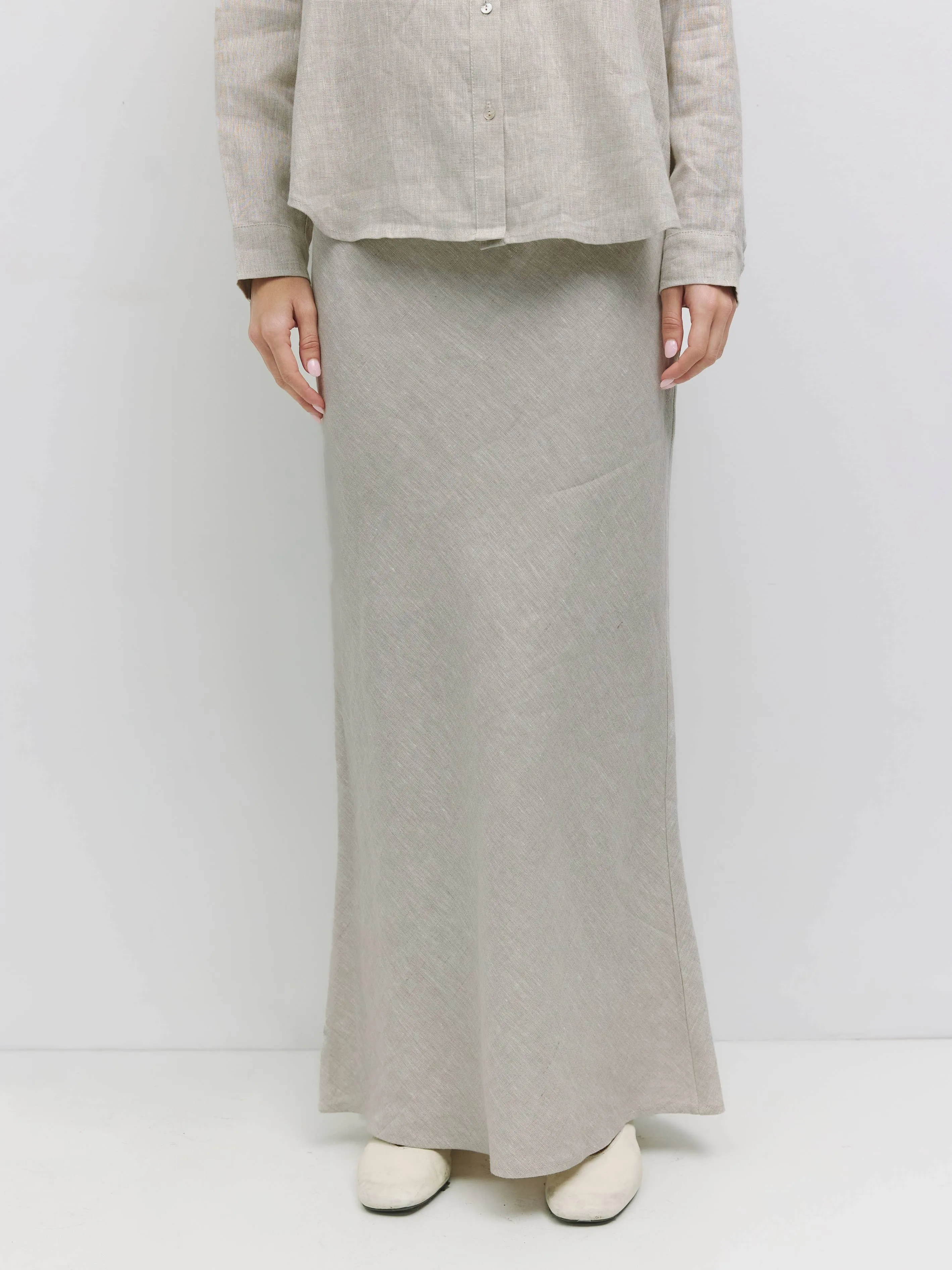 The Andie Skirt | Linen Maxi Skirt