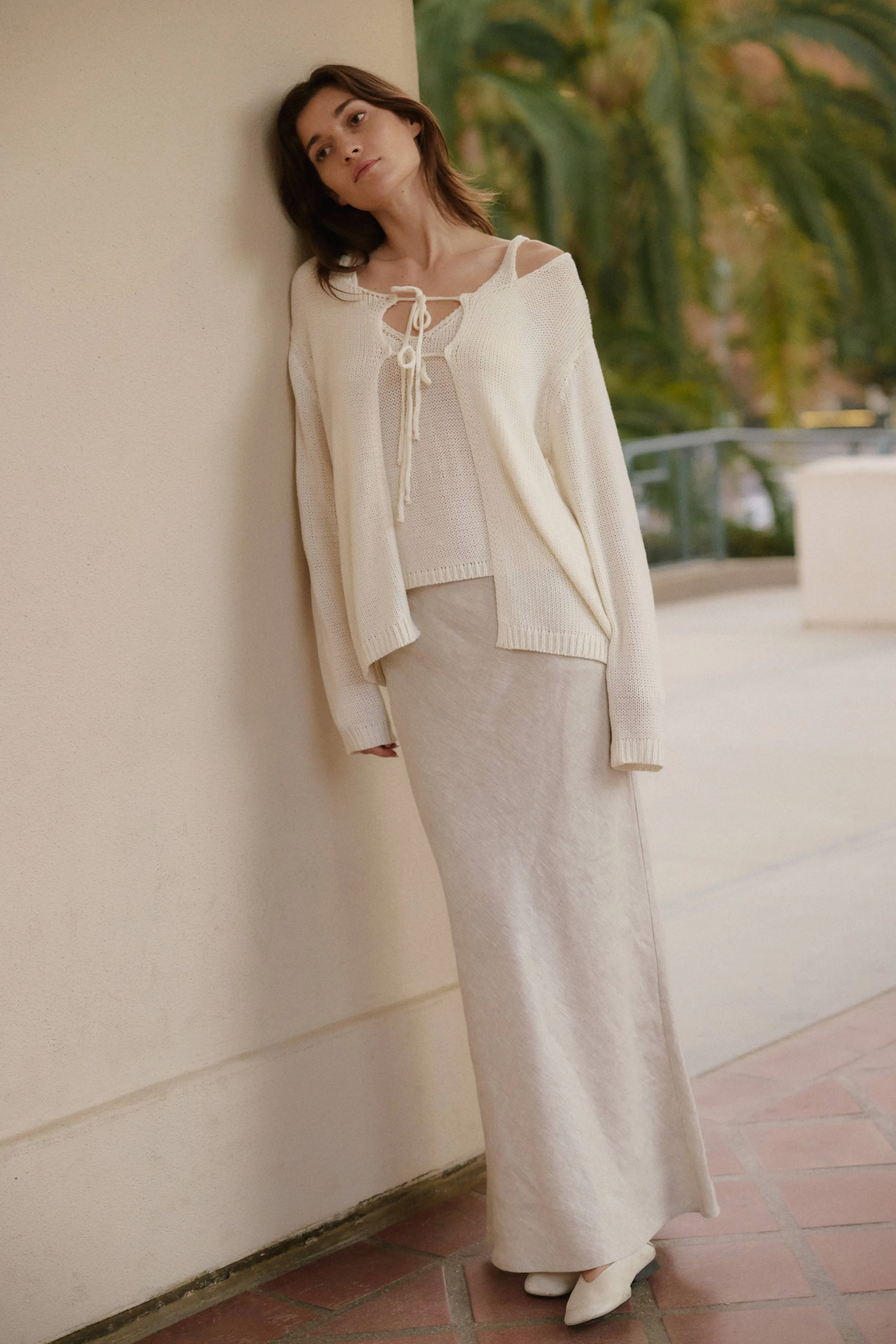 The Andie Skirt | Linen Maxi Skirt
