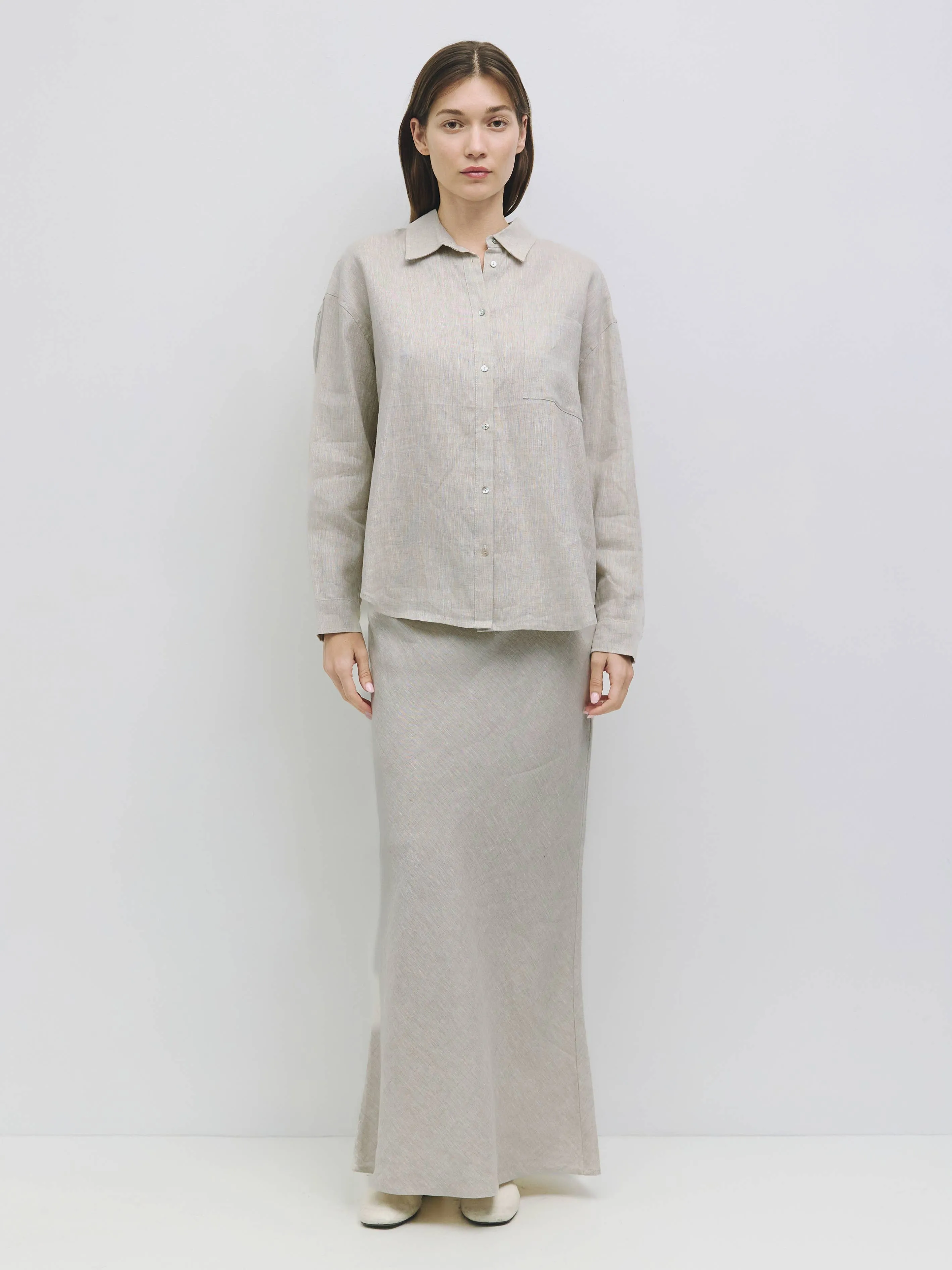 The Andie Skirt | Linen Maxi Skirt