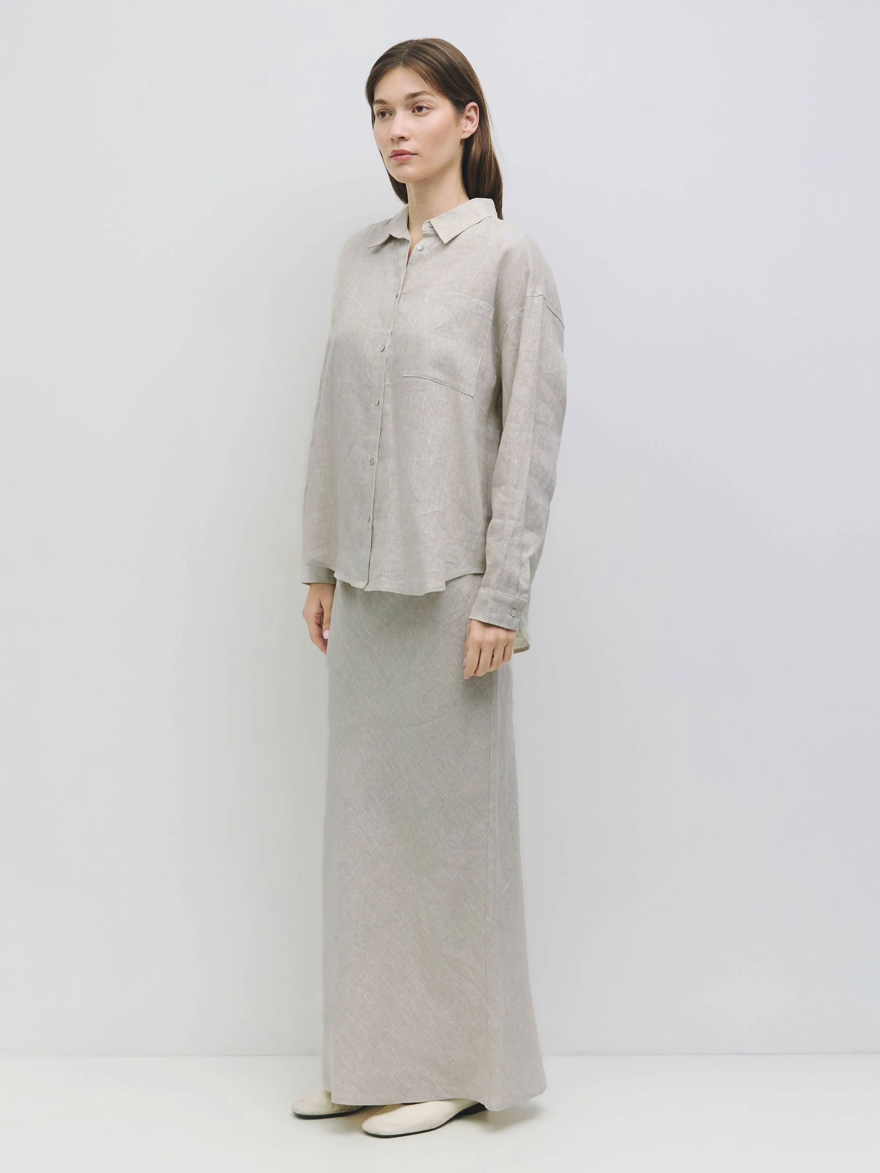 The Andie Skirt | Linen Maxi Skirt