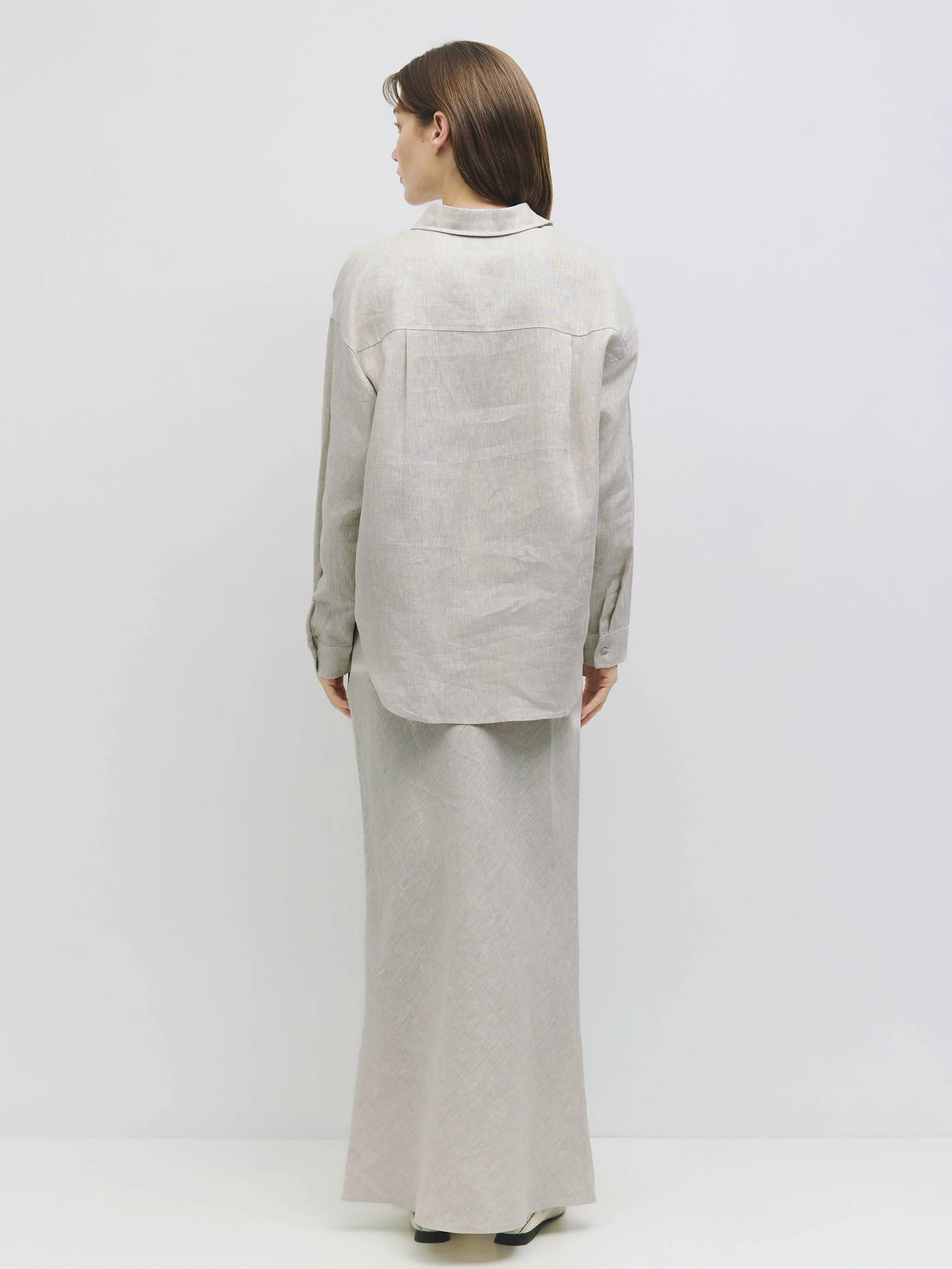 The Andie Skirt | Linen Maxi Skirt