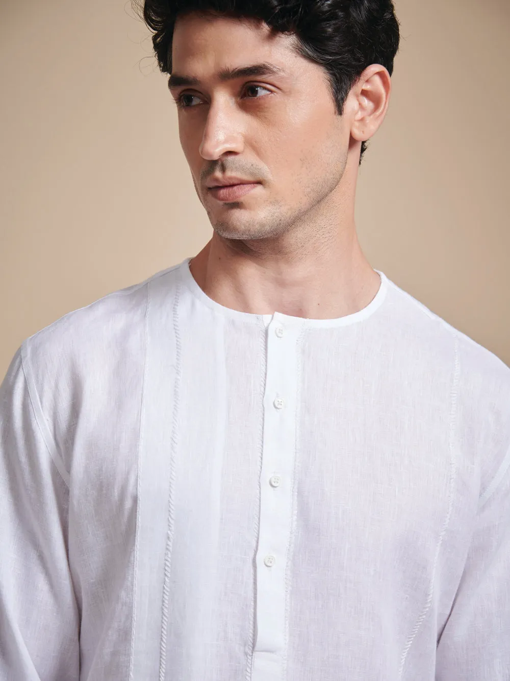 The Layered Round Neck Kurta
