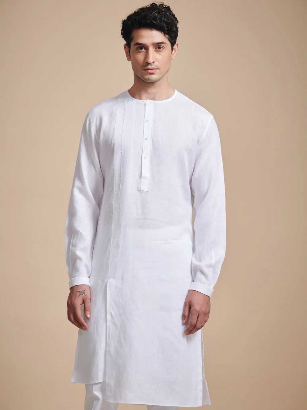 The Layered Round Neck Kurta