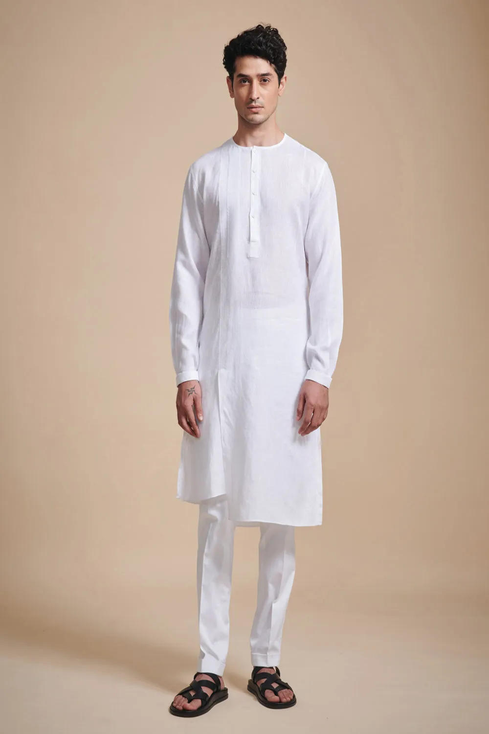 The Layered Round Neck Kurta