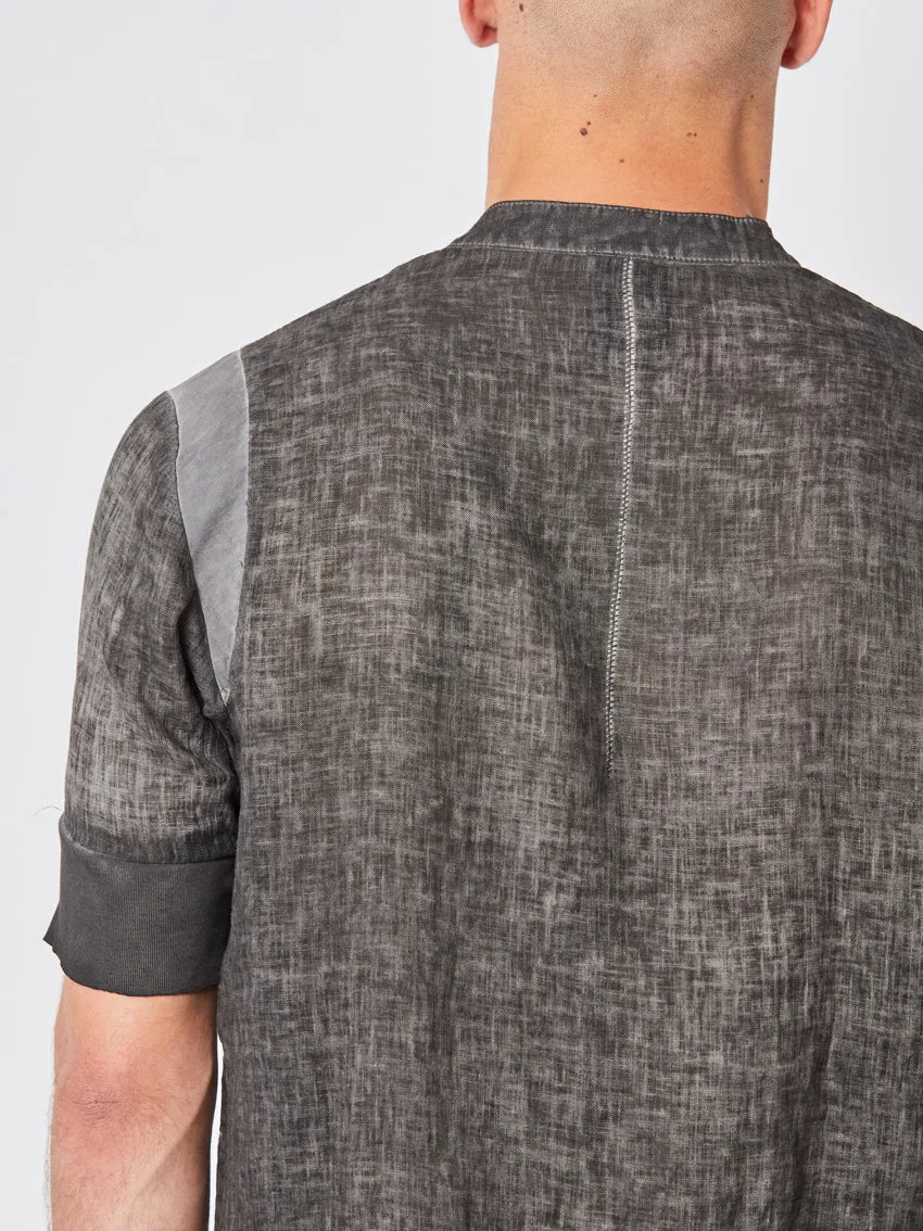 Thom Krom Shoulder Panel SS Shirt