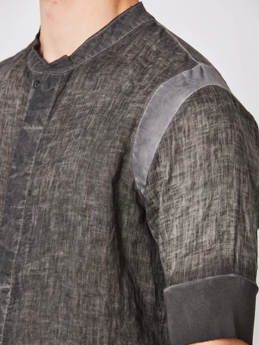 Thom Krom Shoulder Panel SS Shirt
