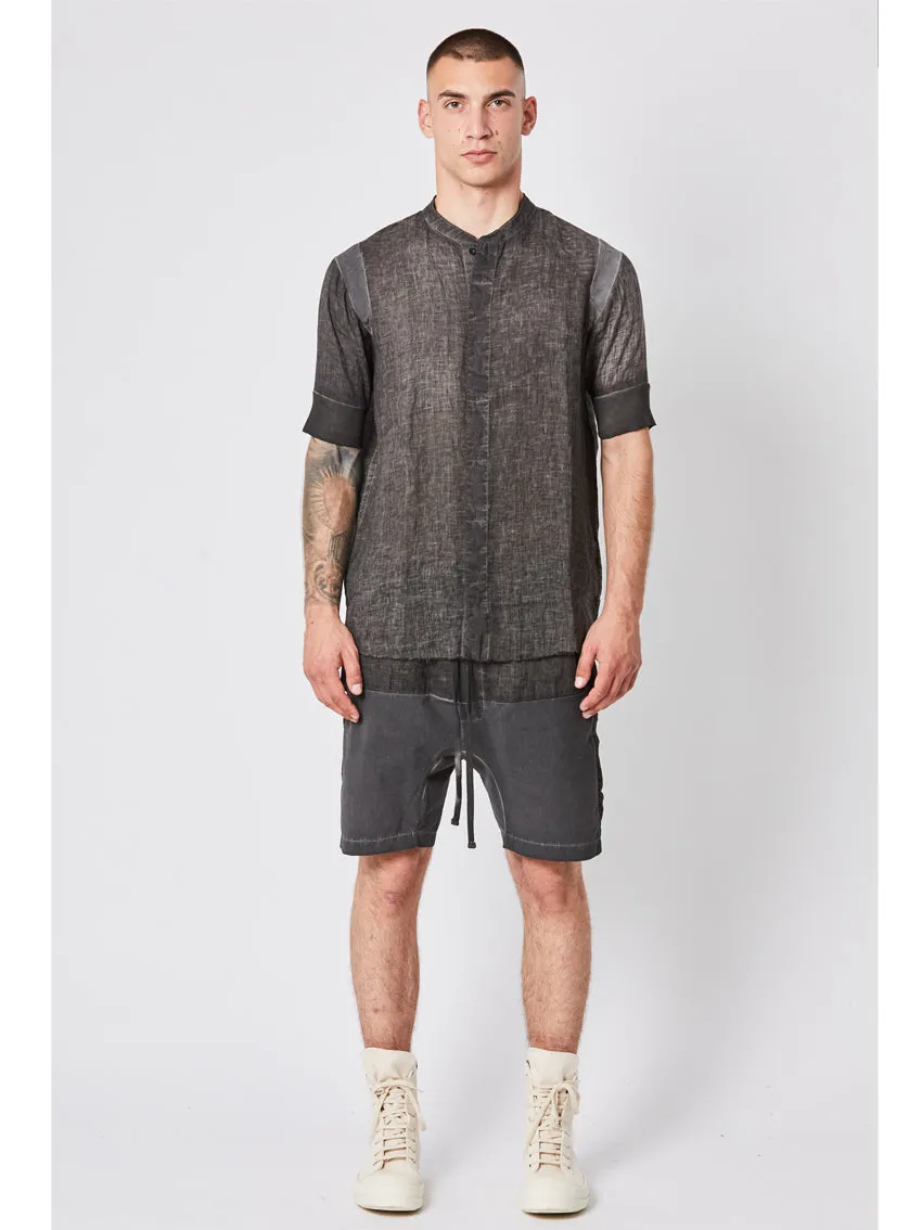 Thom Krom Shoulder Panel SS Shirt