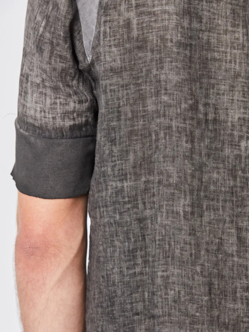 Thom Krom Shoulder Panel SS Shirt