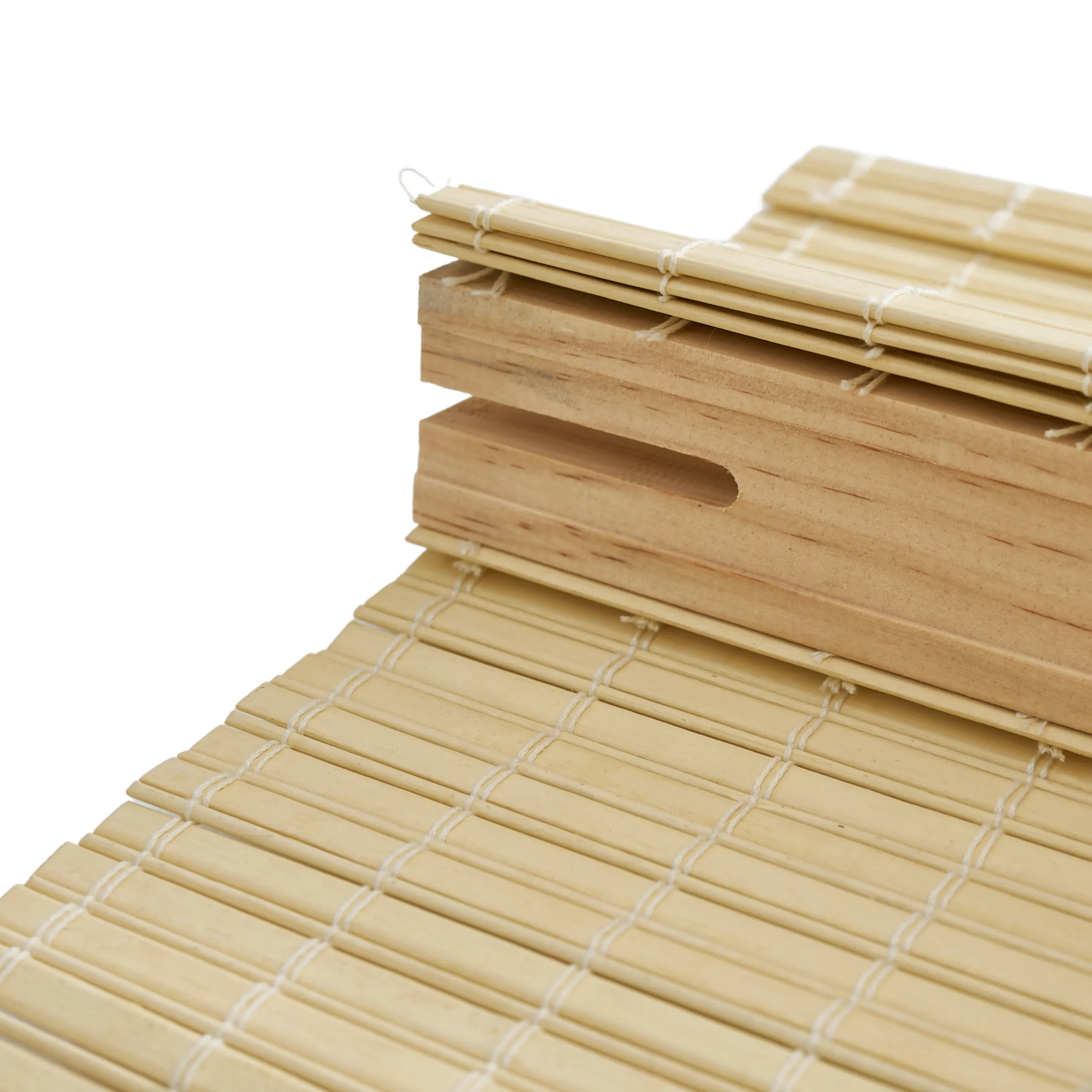Tina Woven Bamboo Shade| Off White
