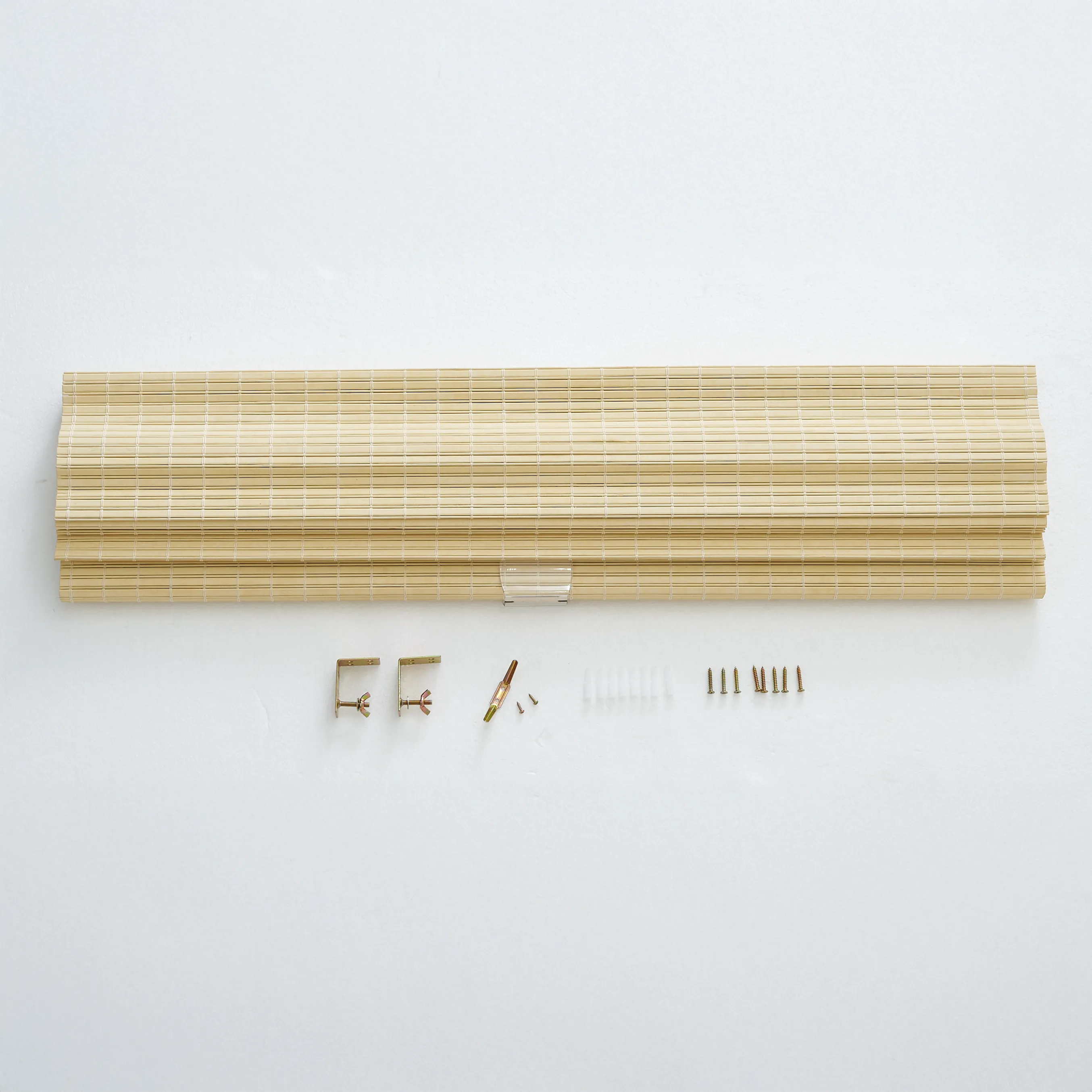 Tina Woven Bamboo Shade| Off White