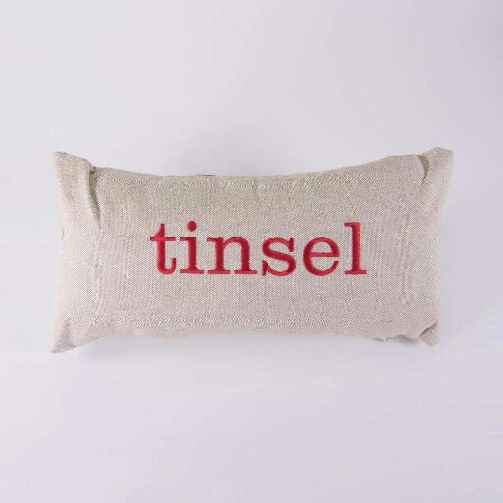 Tinsel Pillow