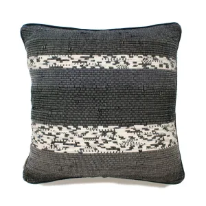 tonlé Takeo Pillow Cover - Tribal Denim