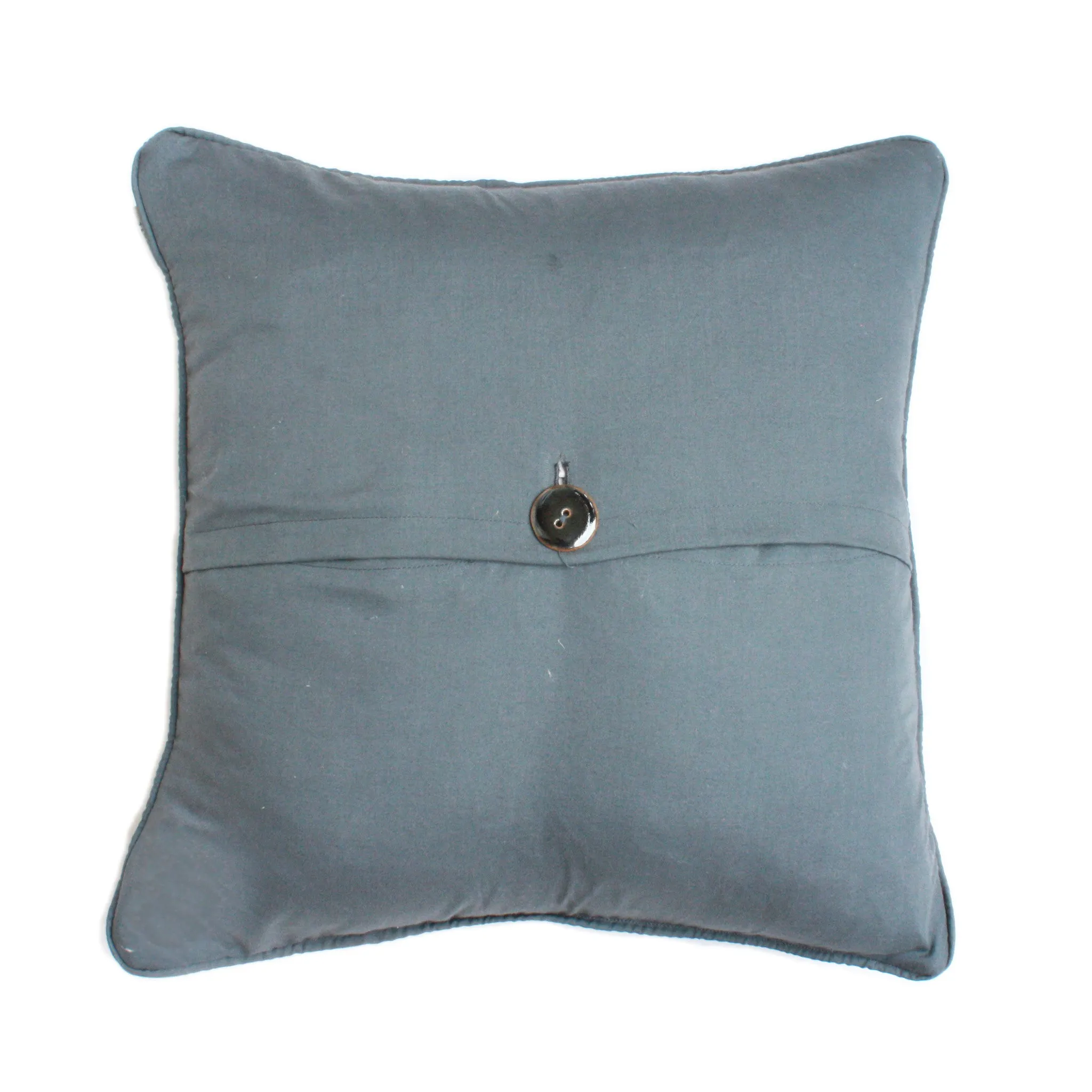 tonlé Takeo Pillow Cover - Tribal Denim