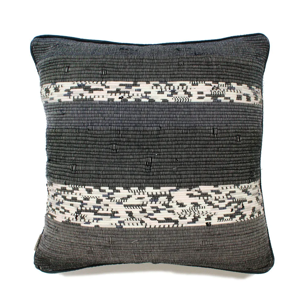 tonlé Takeo Pillow Cover - Tribal Denim