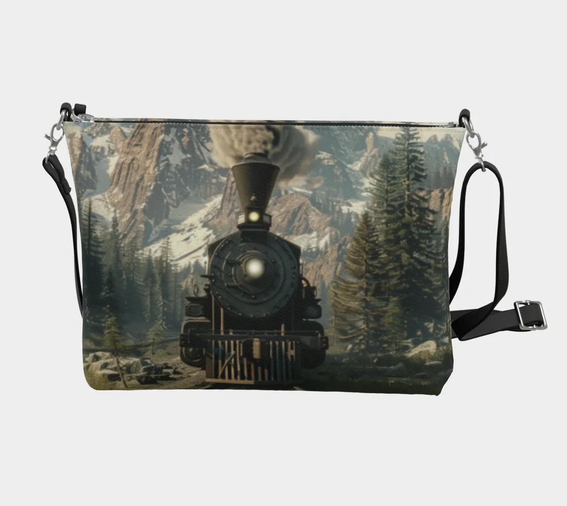 Train 2 Vegan Leather Crossbody Purse