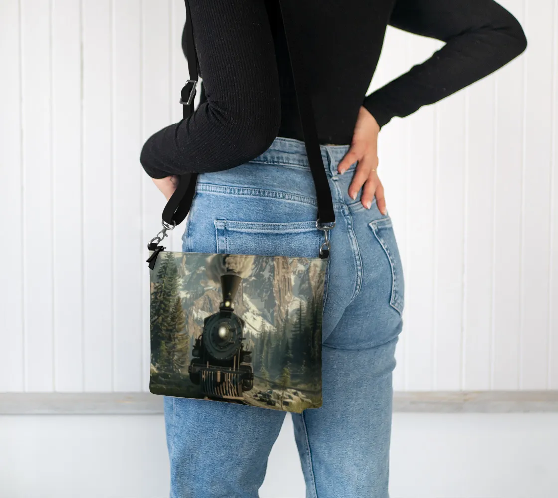 Train 2 Vegan Leather Crossbody Purse