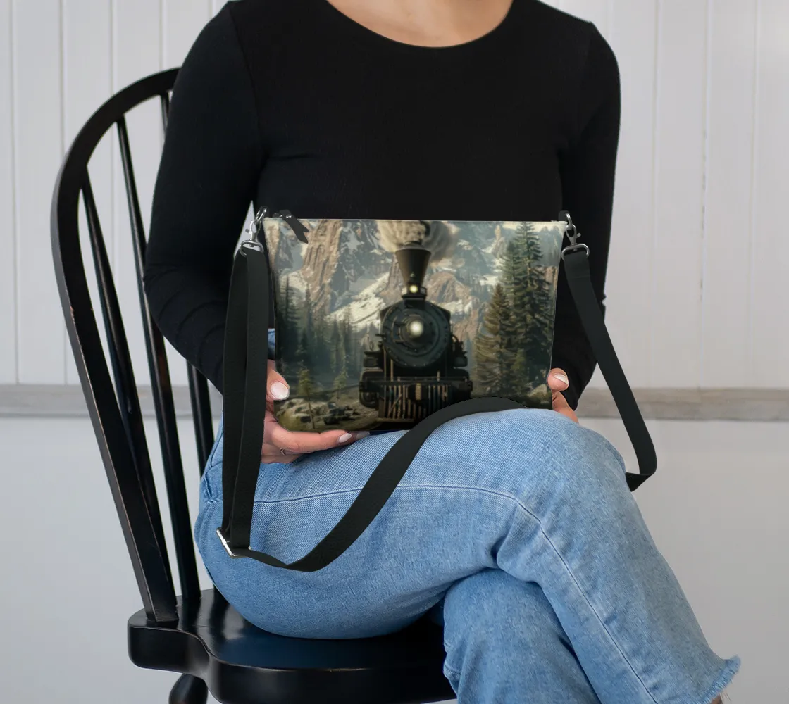 Train 2 Vegan Leather Crossbody Purse
