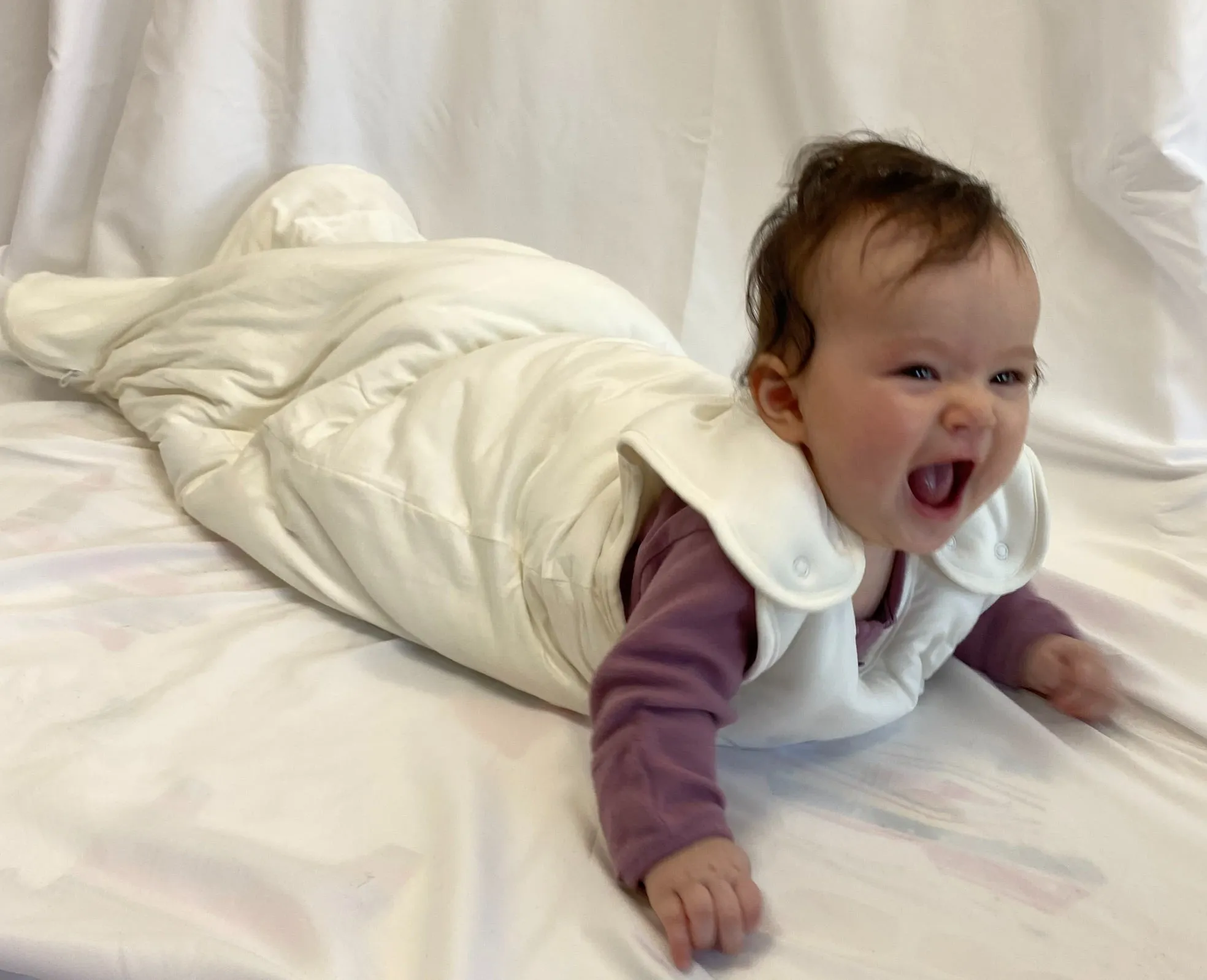 Ultra soft bamboo sleep sack / 6-18 month plush bamboo
