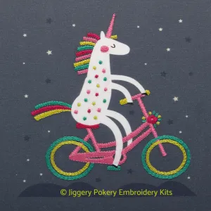 Unicorn embroidery kit