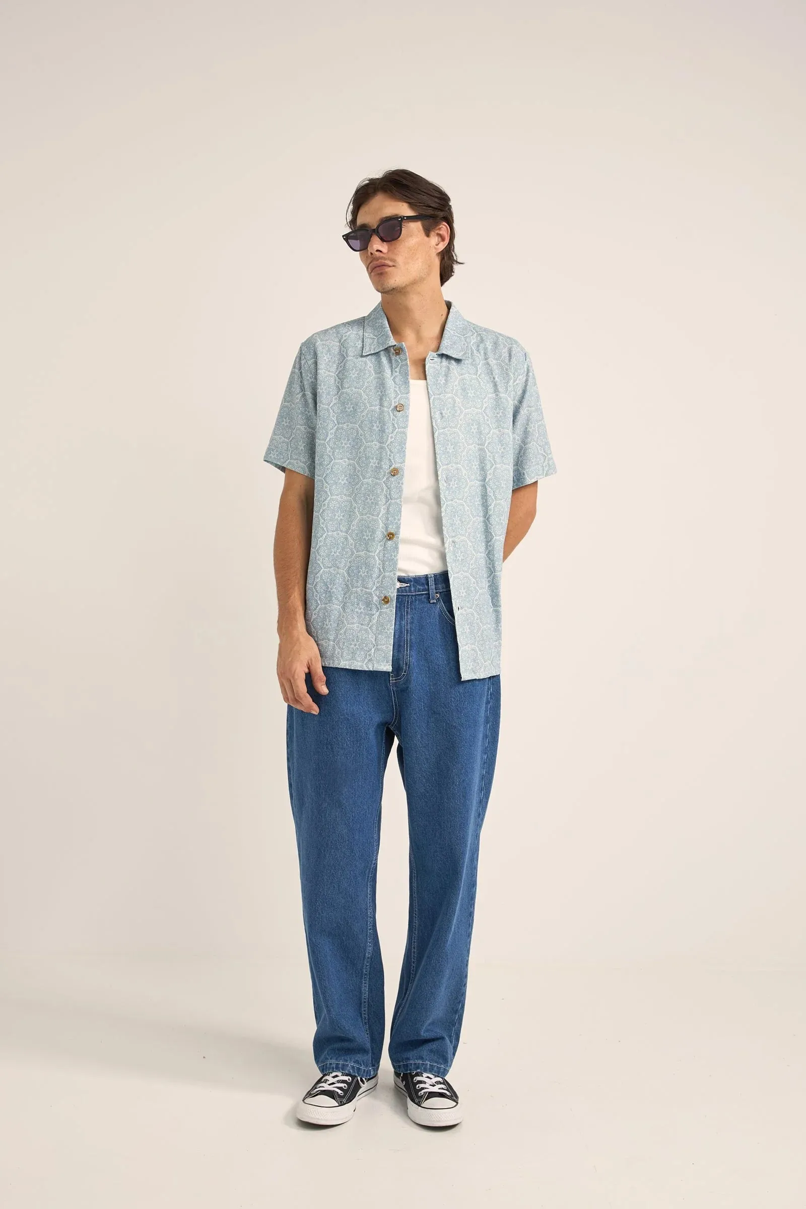 Vera Short Sleeve Tee - Sky