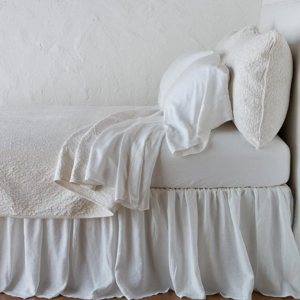 Vienna Coverlet - Winter White - King