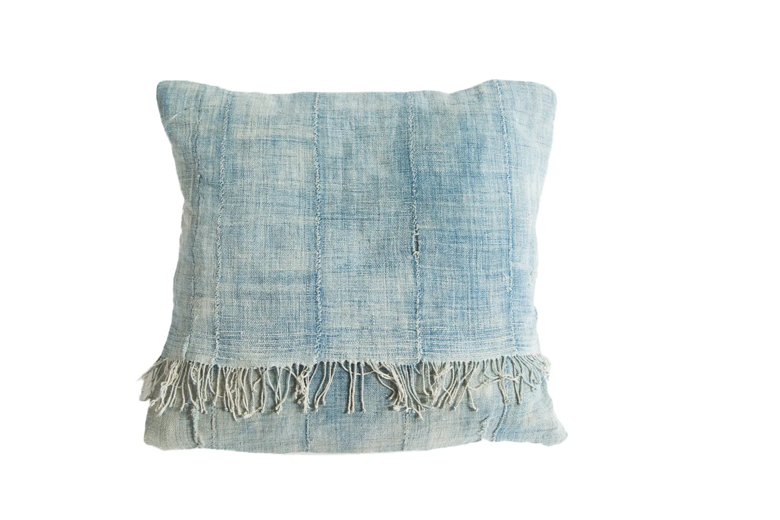 Vintage Light Blue Indigo Pillow