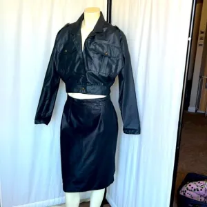 Vintage Milo London skirt and jacket set