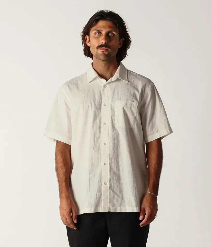 VIVIAN SS SHIRT - MUSHROOM