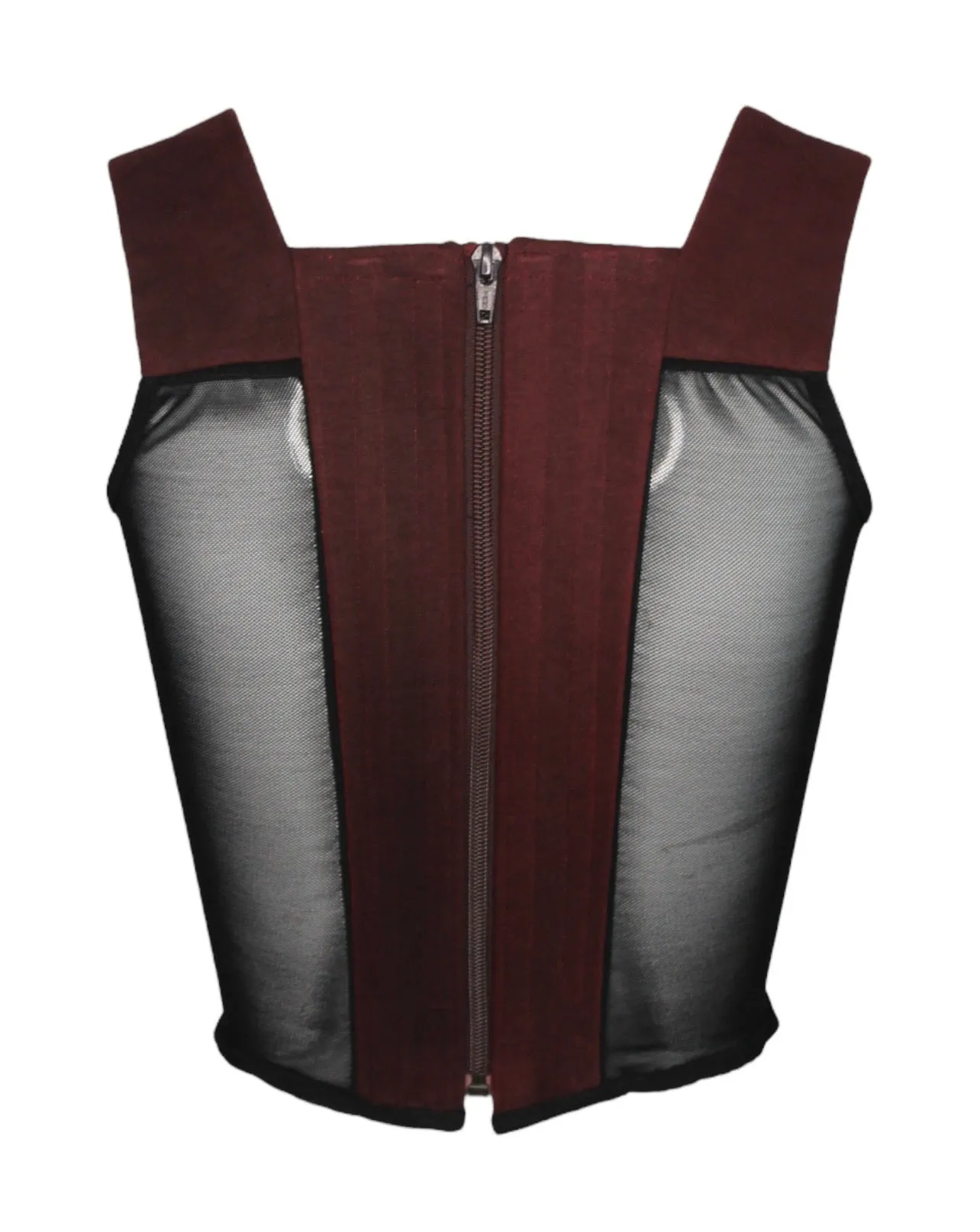 Vivienne Westwood "Active Resistance" Burgundy Corset,  SS06, US 6